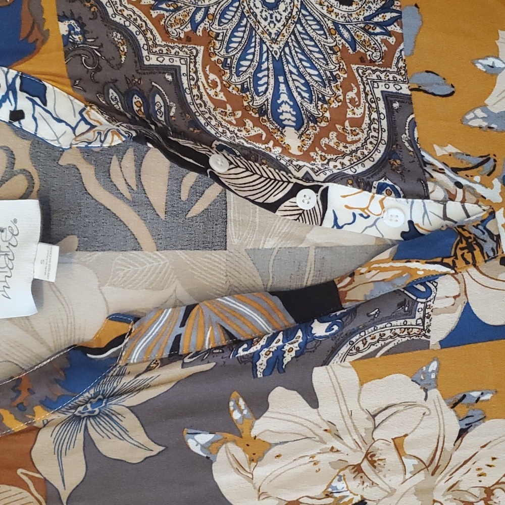 Anthropologie x Mare Mare‎ Lynda Maxi Dress Size Small Long Sleeve Cottagecore - Picture 7 of 11